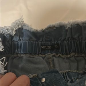 Nasty Gal Distressed Denim jeans
